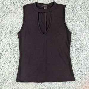 4/$20  Forever 21 Black Choker Tank
